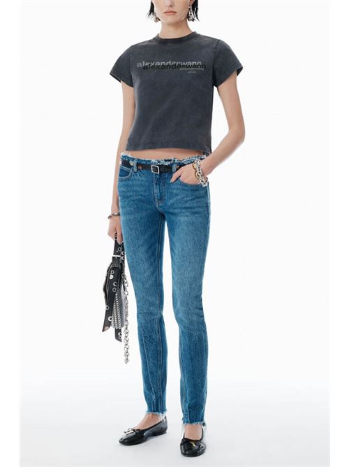 T-shirt with logo ALEXANDER WANG | 1CC3251103011